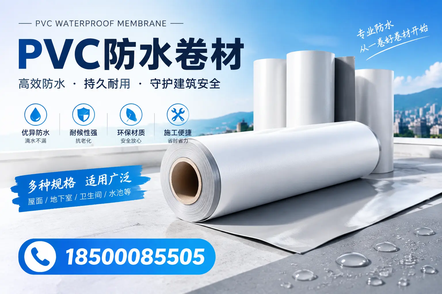 如何选择适合的PVC防水卷材？专家为您解答杭州的需求